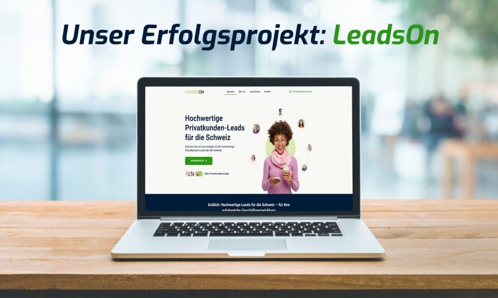 Webseite für LeadsOn